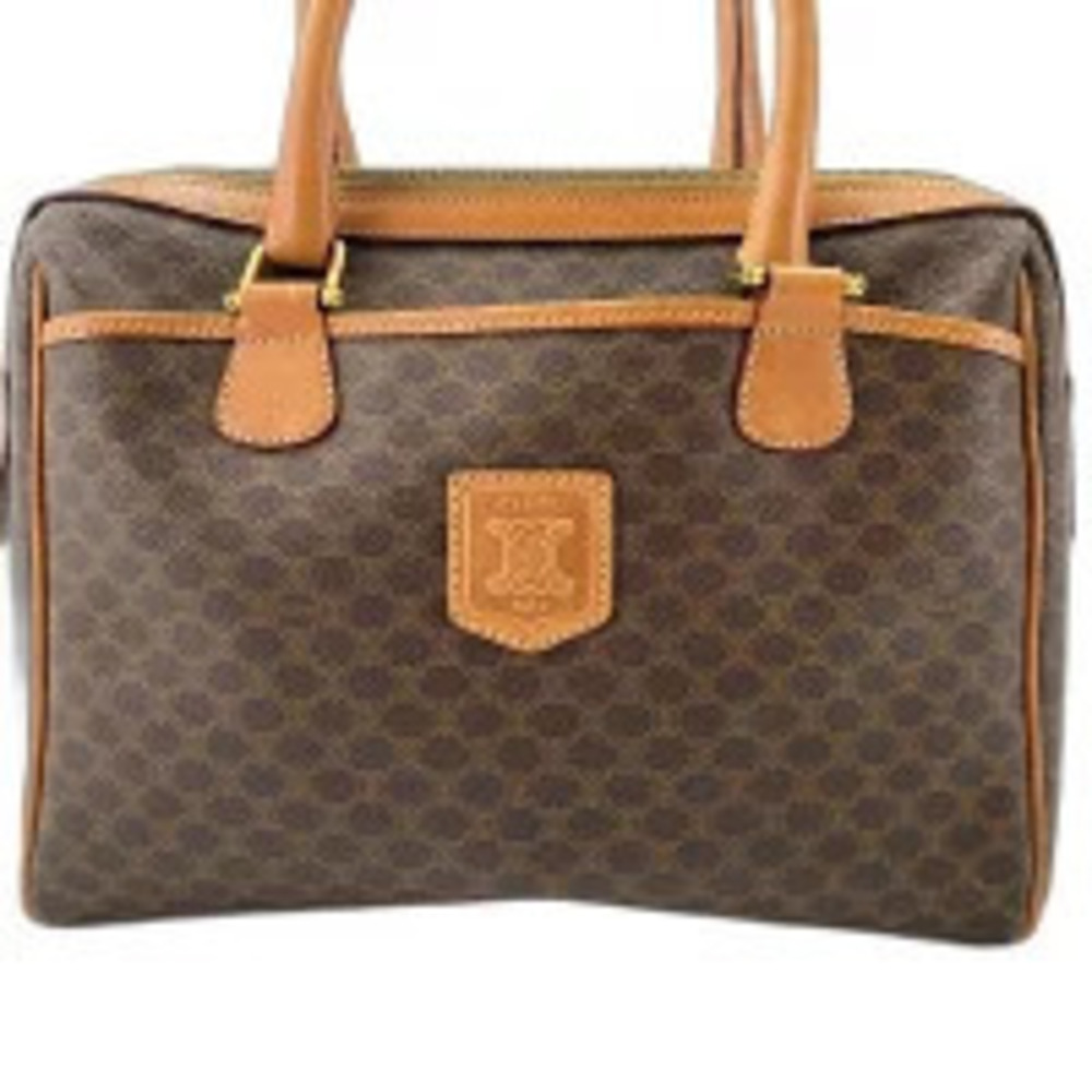 Celine Macadam Boston Bag Brown